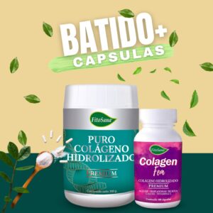 Colageno Puro 300gr + Colageno Fem 100cap  Fitosana