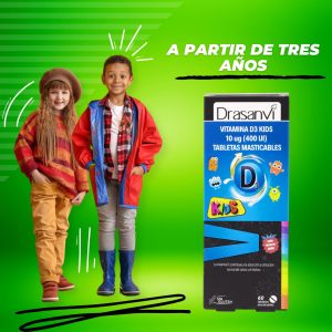 Vitaminas D3 Kids 400 UI - Drasanvi