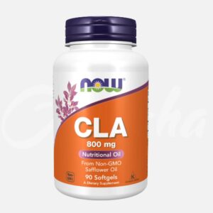 NOW Suplementos, CLA (ácido linoleico conjugado) 800 mg, aceite nutricional, 180 cápsulas blandas