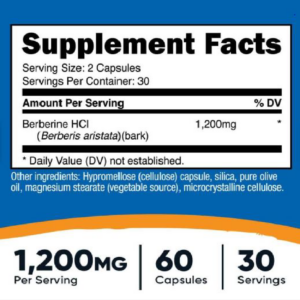 Nutricost Berberina Cápsulas